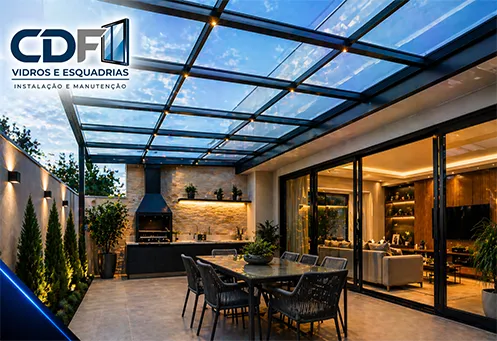 Instalação Cobertura de Vidro